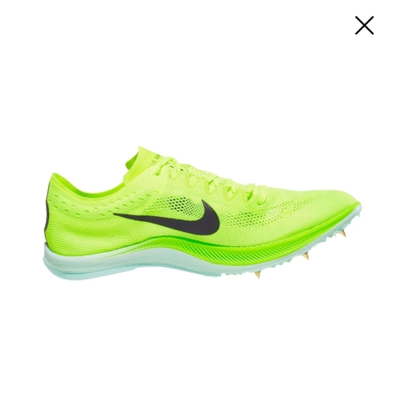 NWOB Nike Zoomx Dragonfly Track Spike Shoes Volt Mint Mesh Lightweight Men - Picture 4 of 15